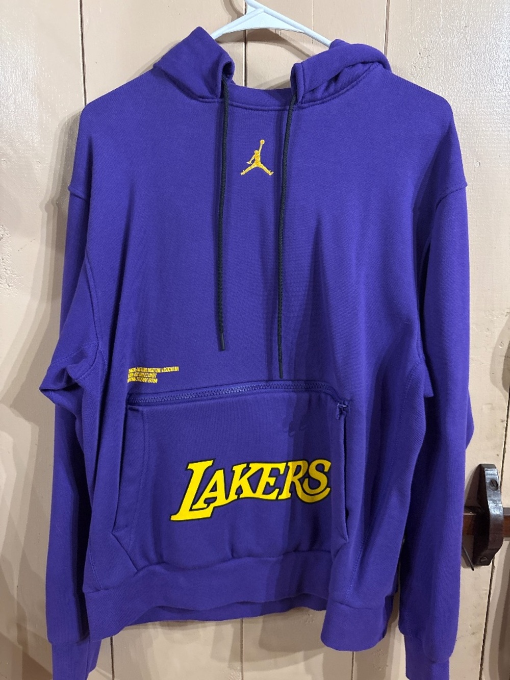 Jordan LA Lakers Hoodies Sweatshirt, size medium, Leave a Legacy